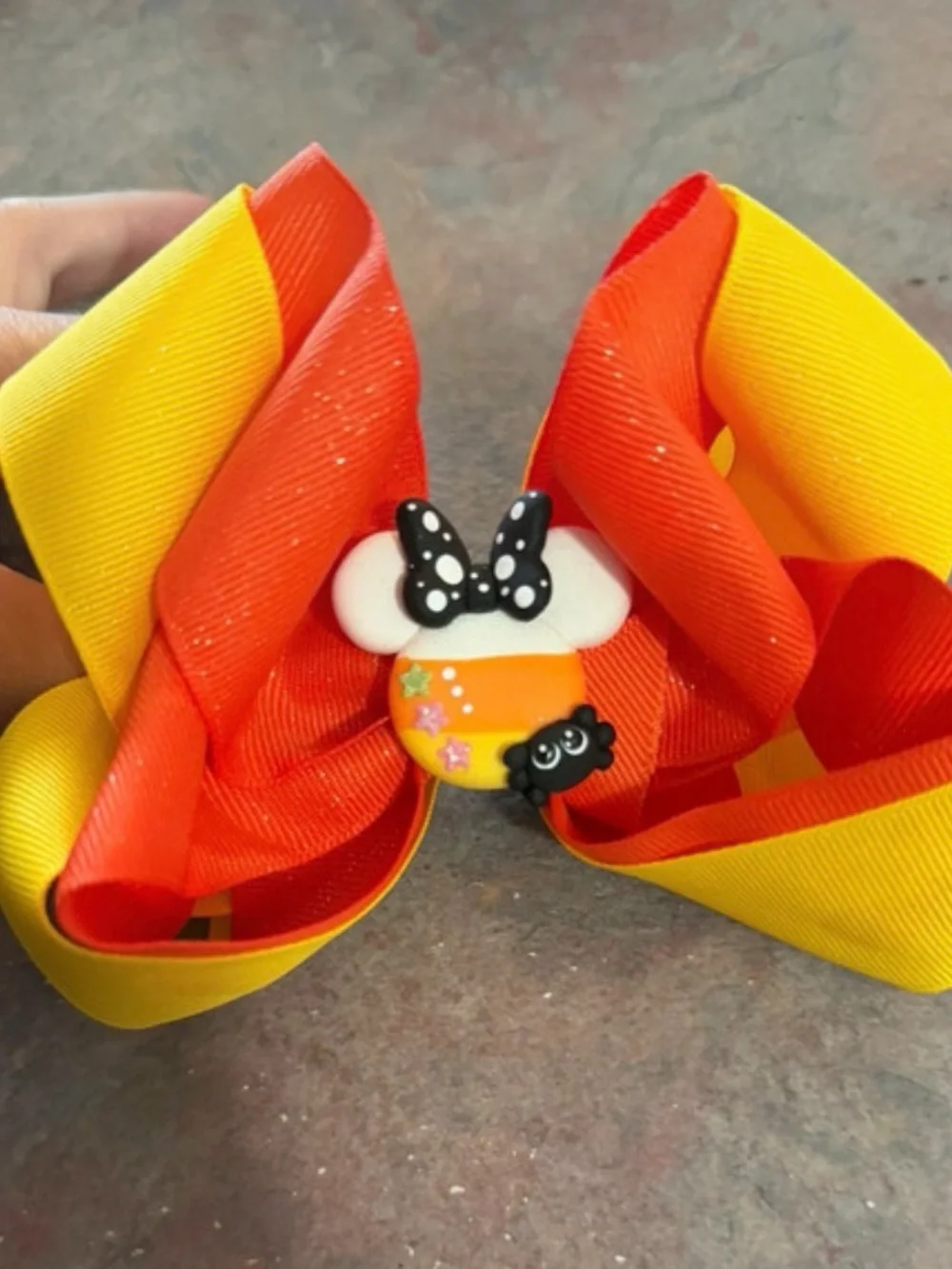 Girls Disney Halloween Hairbow